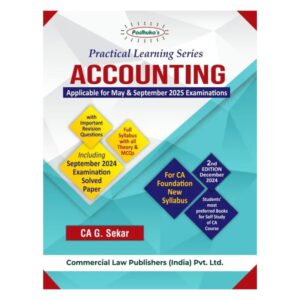 CA Foundation Padhuka Accounting CA G. Sekar May / Sep 25 Exam