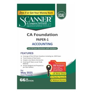 Shuchita Scanner CA Foundation Paper – 1 Accounting By CA Amar Omar Applicable for May 2025 Exam